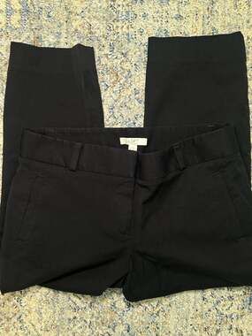 LOFT Petites Marisa Black Pants Size 4P